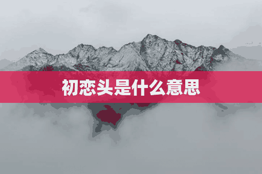 初恋头是什么意思